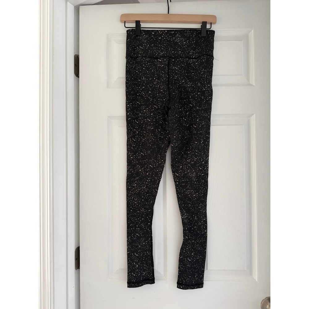 Glyder Sultry Leggings Black Gold Spec Detail Yoga Athleisure